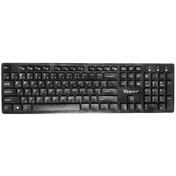 کیبرد بیسیم Verity مدل V-KB6112W-N