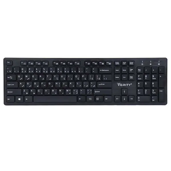 کیبرد بیسیم Verity مدل V-KB6112W-N