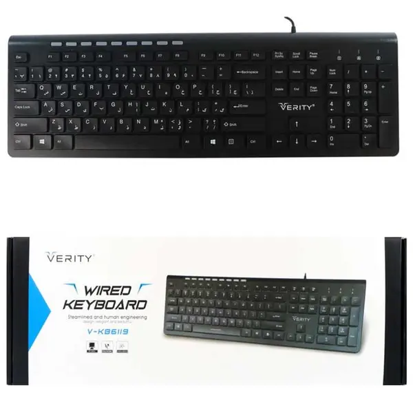 کیبورد Verity V-KB6119 Verity V-KB6119 Keyboard