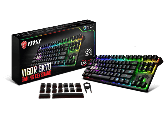 MSI Vigor GK70 SILVER Mechanical Gaming Keyboard