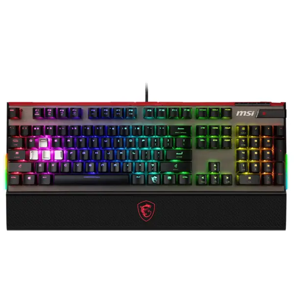 کیبورد مخصوص بازی مکانیکی ام اس آی مدل Vigor GK80 SILVER MSI Vigor GK80 SILVER Mechanical Gaming Keyboard