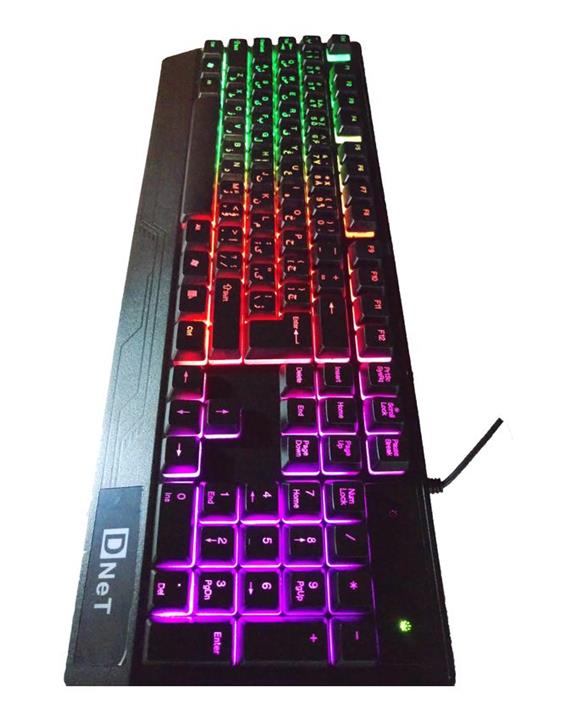 D-net DT-996 Multimedia Back-Light Keyboard کیبورد مولتی مدیا