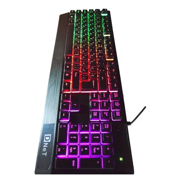 D-net DT-996 Multimedia Back-Light Keyboard کیبورد مولتی مدیا