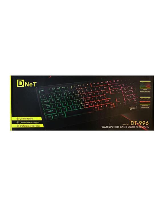 D-net waterproof Back-Light Keyboard مدل DT-996