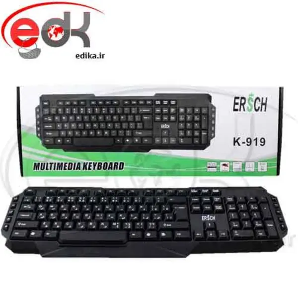 کیبورد Ersch K-919 با حروف فارسی