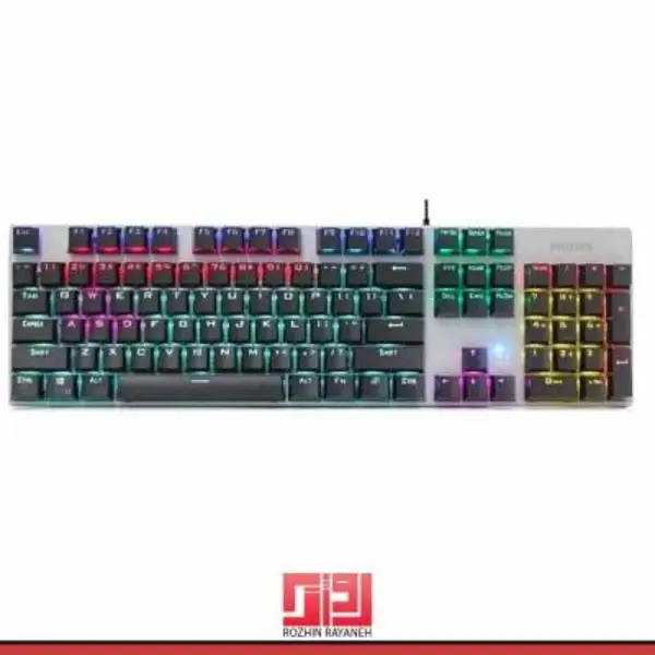 کیبورد مکانیکال گیمینگ فیلیپس Philips Wired Mechanical Gaming 8404