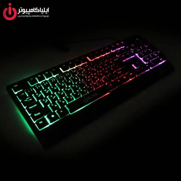 کیبورد USB مخصوص بازی دی نت مدل DT-995 D-NET DT-995 Gaming USB Keyboard D Net Dt995 Gaming Keyboard