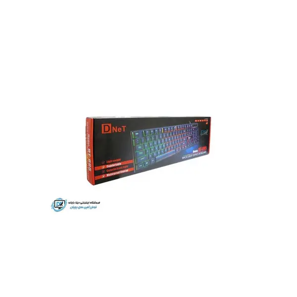 کیبورد USB مخصوص بازی دی نت مدل DT-995 D-NET DT-995 Gaming USB Keyboard D Net Dt995 Gaming Keyboard