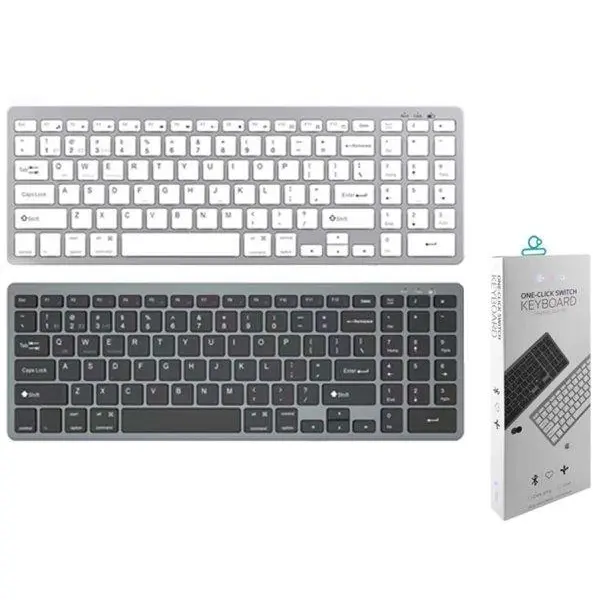 کیبورد بی سیم سه حالته کوتتسی Coteetci Three-mode wireless keyboard 84007