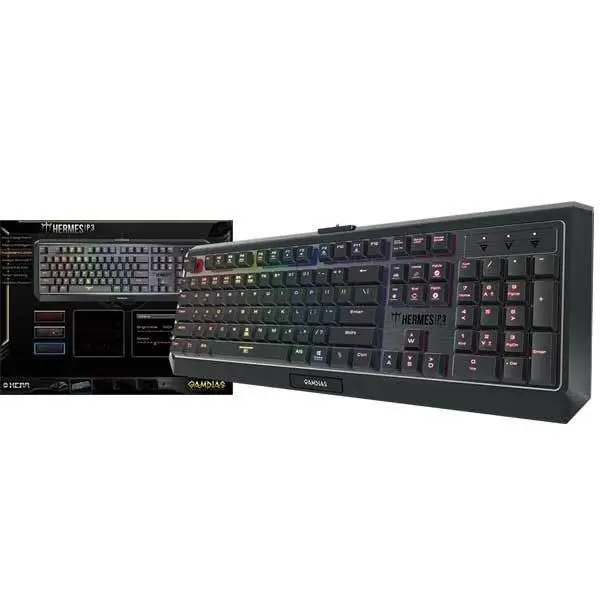 Keyboard: Gamdias Hermes P3 Gaming