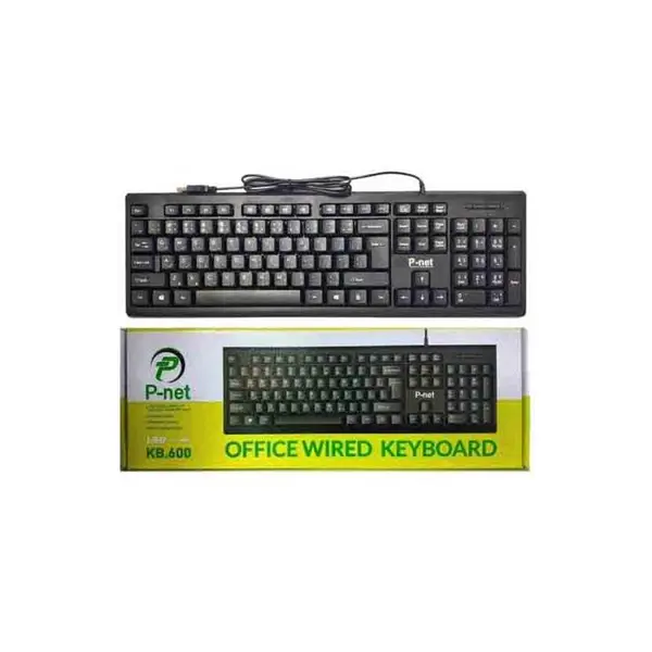 کیبورد USB برند P-NET مدل KB600