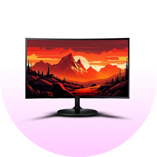 مانیتور 24 اینچ خمیده سامسونگ مدل S3 S36C LS24C360EA Samsung S3 S24C360EAM 23.5 Inch FHD