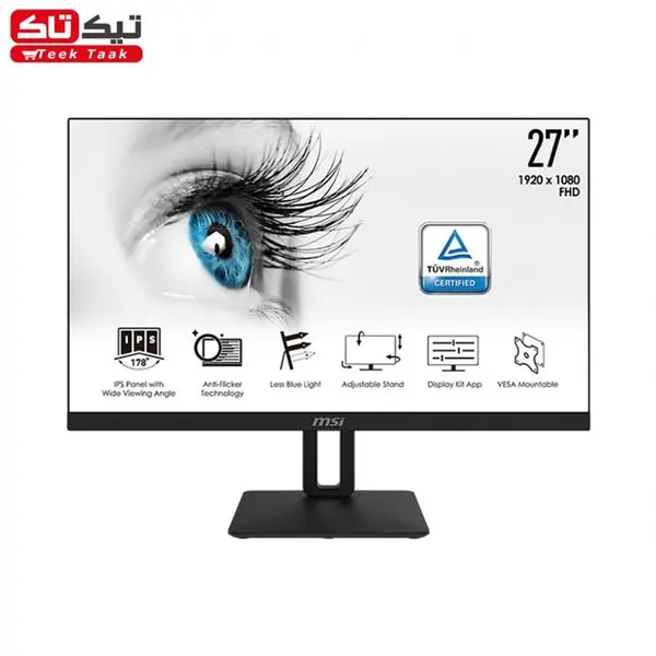 مانیتور 27 اینچ MSI مدل PRO MP271P MSI PRO MP271P Monitor - 2