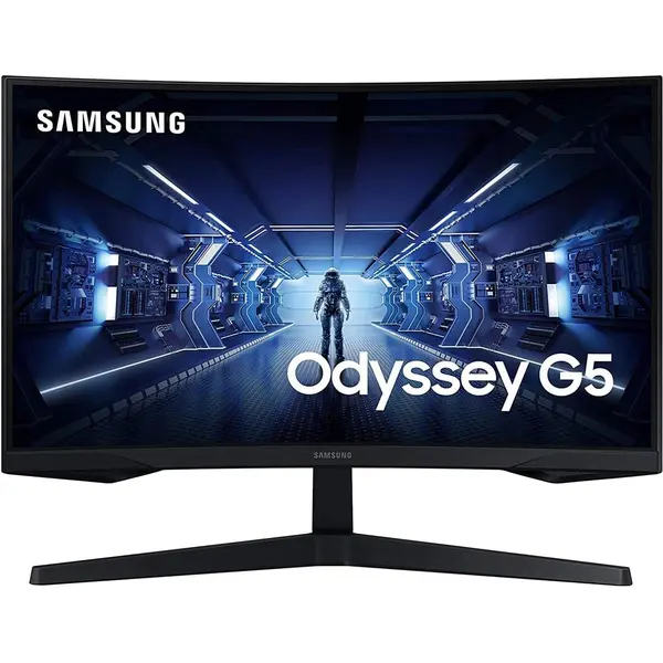 مانیتور گیمینگ منحنی 27 اینچ Samsung مدل G5 Odyssey LC27G55TQWM Samsung 27G55 Gaming Curved Monitor - 4