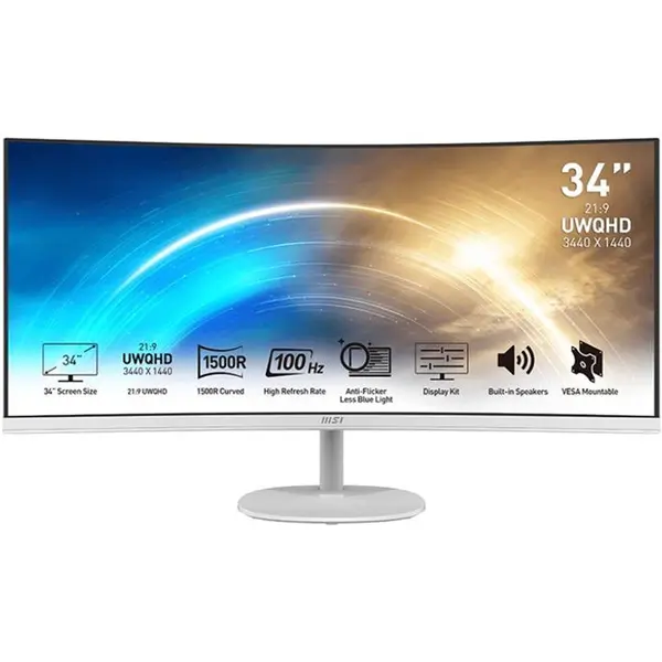مانیتور منحنی 34 اینچ MSI مدل Pro MP341CQW MSI MP341CQW