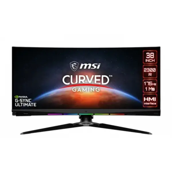 مانیتور گیمینگ منحنی 37.5 اینچ MSI مدل Optix MEG381CQR Plus MSI MEG381CQR Gaming Curved 38 Inch Monitor