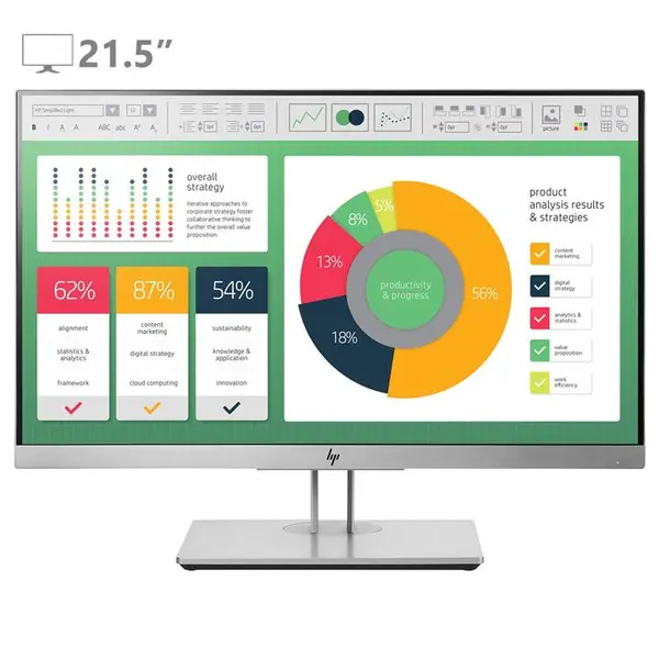 مانیتور اچ پی مدل E223 سایز 21.5 اینچ Hp E223 Monitor 21.5 Inch