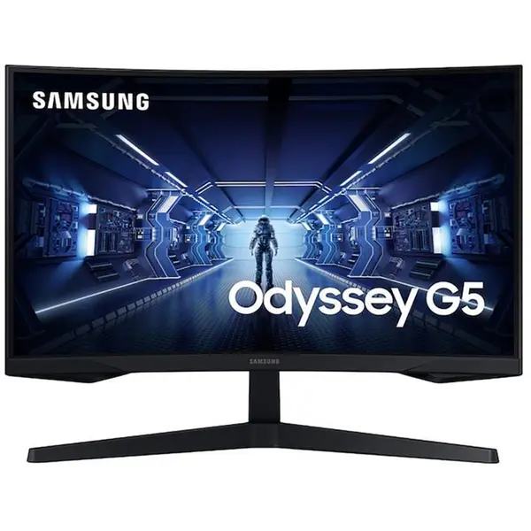 مانیتور سامسونگ مدل LC32G55TQ سایز 32 اینچ Samsung 32G55 Odyssey G5 32Inch LED Gaming Monitor