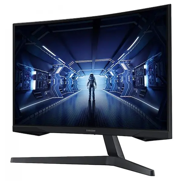 مانیتور مخصوص بازی سامسونگ مدل LC34G55TW-W سایز 34 اینچ Samsung LC34G55 Odyssey G5 34Inch LED Curved Ultra WQHD FreeSync Monitor - 2