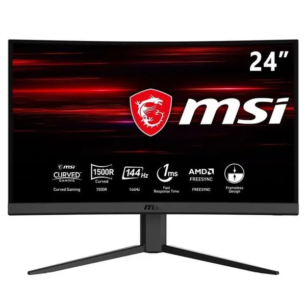 مانیتور منحنی گیمینگ MSI مدل G24C4 24 inch MSI Optix G24C4