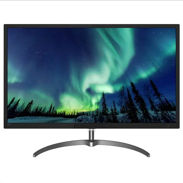 Philips 326E8FJSB 31.5" Monitor, 2K QHD 2560x1440 VA, 1 Billion+ Colors, UltraNarrow Borders, 5ms, FreeSync, HDMI/DisplayPort/DVI-D/VGA, Flicker-Free, LowBlue, Gunmetal - 5