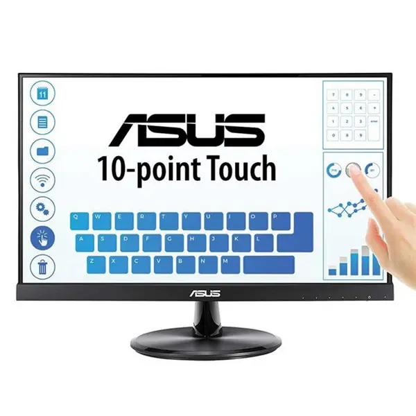 مانیتور لمسی ایسوس مدل VT229H سایز 21.5 اینچ VT229H 21.5" FHD IPS Frameless Touch Monitor - 3