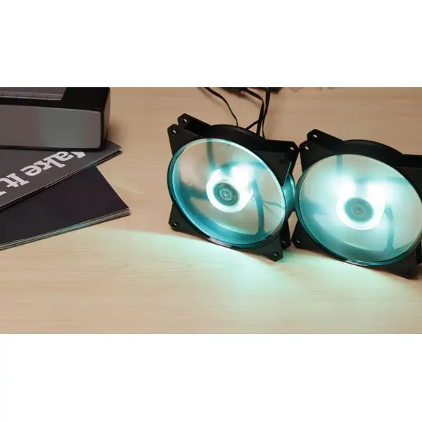 فن کیس کولرمستر مدل مستر فن ام اف 120 ال آر جی بی Cooler Master Masterfan LITE MF120L RGB Case Fan - 3