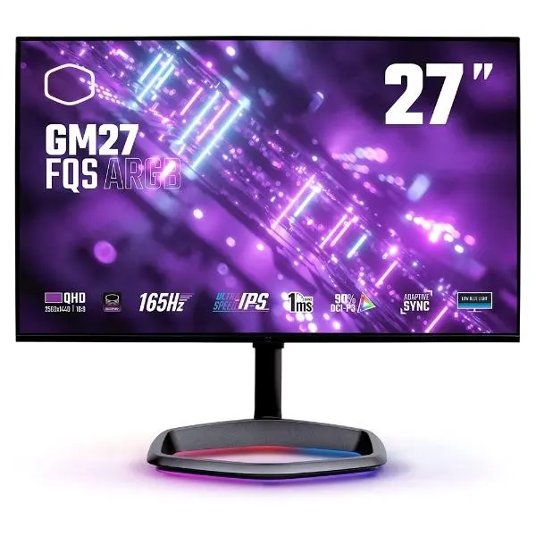 مانیتور 27 اینچی کولر مستر مدل GM27-FQSA COOLER MASTER 27 INCH MONITOR GM27-FQSA