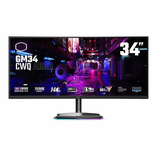 مانیتور 34 اینچی کولر مستر مدل GM34-CWQ ARGB - 5
