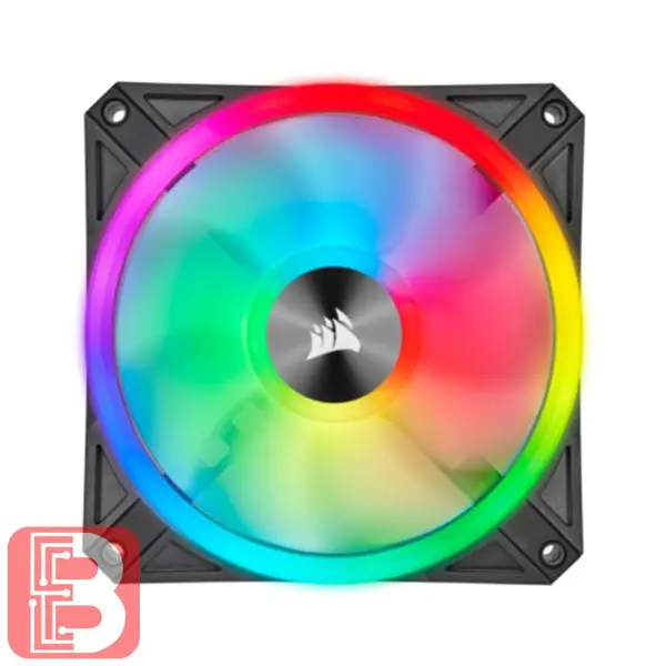 فن کیس Corsair مدل iCUE QL120 RGB Case Fan: Corsair QL120 RGB 1500RPM 120mm - 3