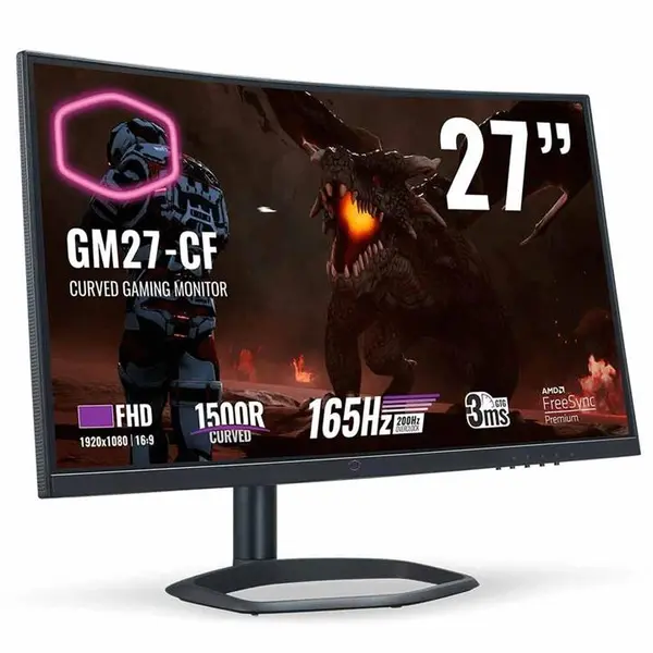 مانیتور کولر مستر GM27-CF 27 Inch Curved Gaming Monitor - 2