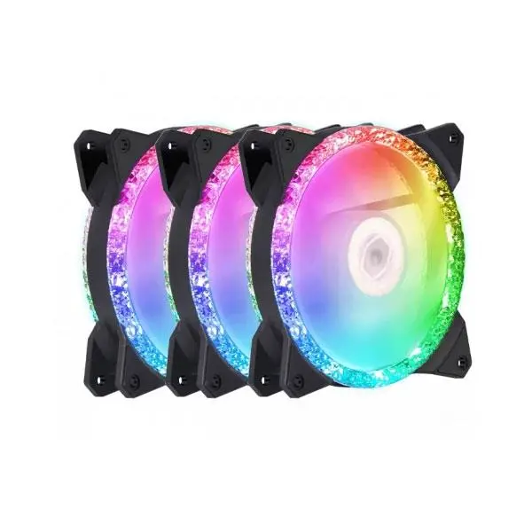 فن کیس کولر مستر MASTERFAN MF120 PRISMATIC بسته 3 عددی With Cooler Master FAN MF120 PRISMATIC 3IN1 - 4