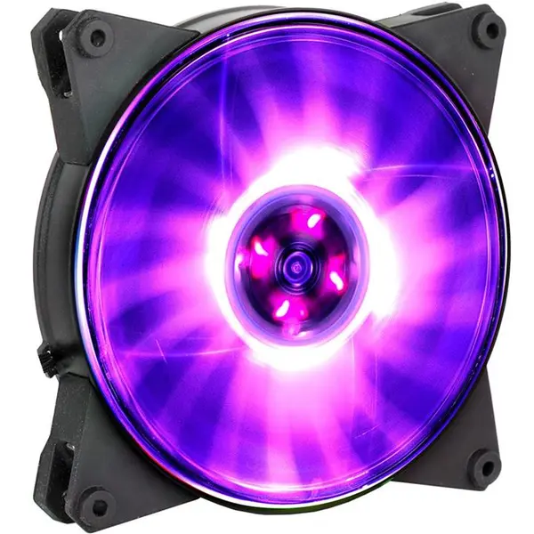فن کیس کولر مستر مدل MasterFan Pro 120 Air Flow RGB Cooler Master MasterFan Pro 120 Air Flow RGB Case Fan - 5