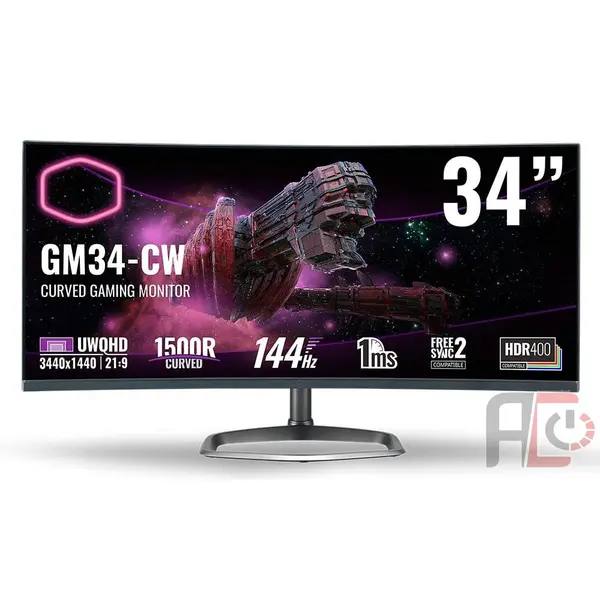 Monitor: Cooler Master GM34-CW VA Gaming