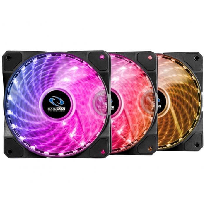 Raidmax NV-A120R3 RGB 3-Pack 120mm Case fan