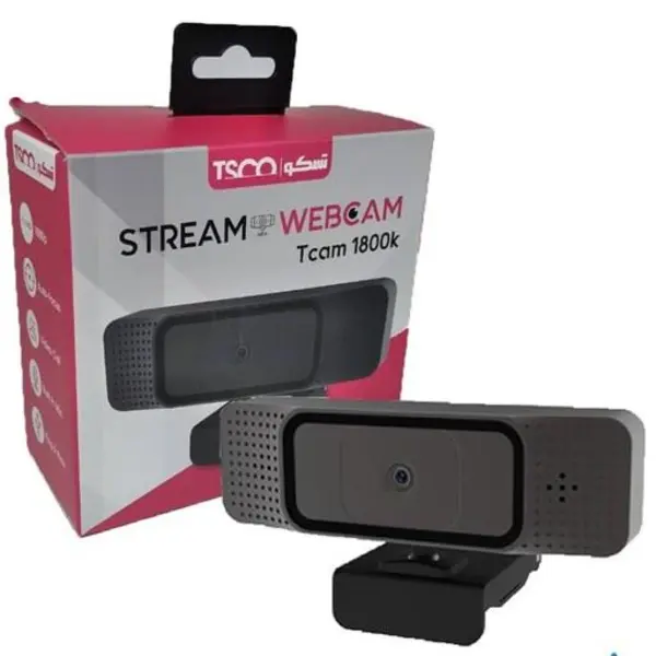 وبکم  TCAM 1800K  تسکو دارای تنظیم نور و کنتراست .اتوماتیک ذخیره فایل MJPGYUY2