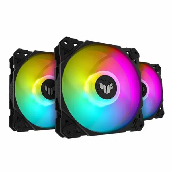 فن کیس گیمینگ سه عددی ایسوس مدل TUF Gaming TF120 ARGB Fan 3in1 ASUS TUF Gaming TF120 ARGB Controller 3 Fans