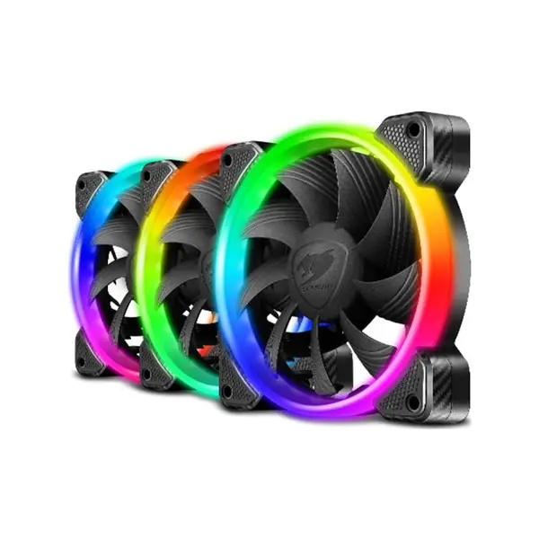 فن کیس کوگار Cougar Vortex RGB HPB 120 Cooling Kit Case Fan: Cougar Vortex RGB HPB120 3 in 1