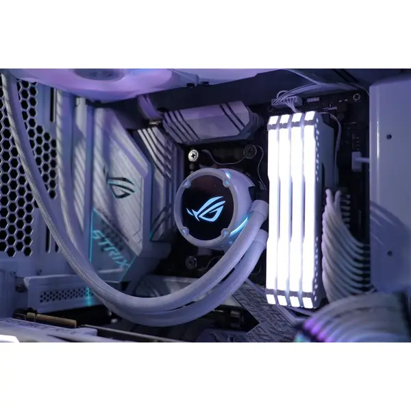 خنک کننده سی پی یو ایسوس رُگ استریکس ال سی 240 آر جی بی CPU Cooler: Asus ROG Strix LC 240 RGB