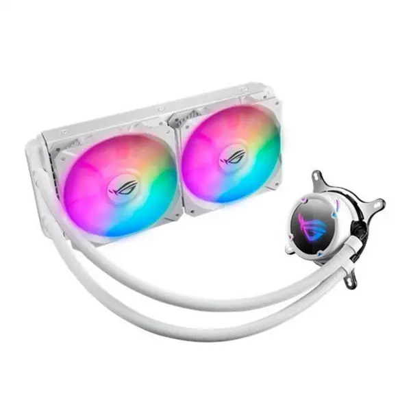 خنک کننده سی پی یو ایسوس رُگ استریکس ال سی 240 آر جی بی CPU Cooler: Asus ROG Strix LC 240 RGB