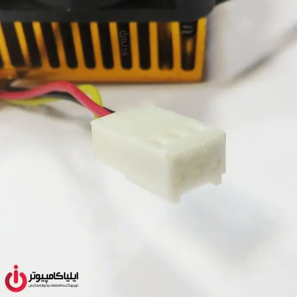 فن سایز 4x4 سانتی متر هیت سینک دار برند دی نت D-net Graphic Card Fan 4x4cm With Heat Sink