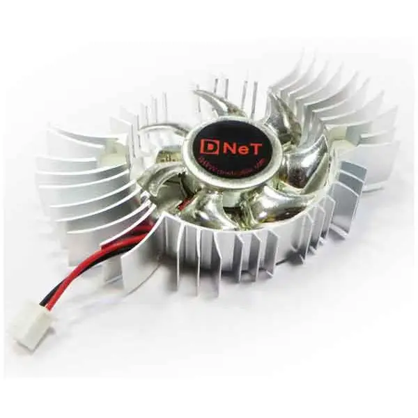 فن مخصوص گرافیک دی نت دارای هیت سینک 6x9 سانتی متری D-net Graphic Card Fan With 6x9cm Heat Sink - 2
