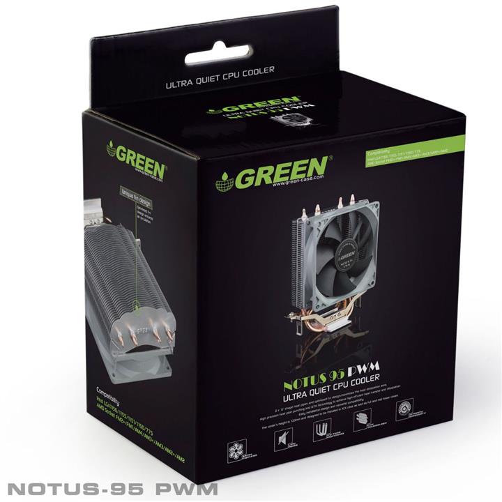 Green Notus-95 PWM CPU Cooler