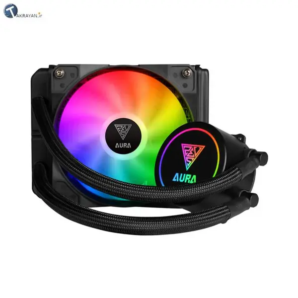 خنک کننده مایع پردازنده گیم دیاس AURA GL120 GAMDIAS AURA GL120 All-in-One RGB Liquid Cooler