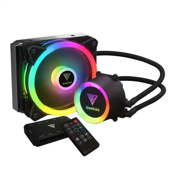 فن خنک کننده سی پی یو گیم دیاس مدل CHIONE E2-120R GamDias CHIONE E2-120R RGB CPU Liquid Cooler - 5