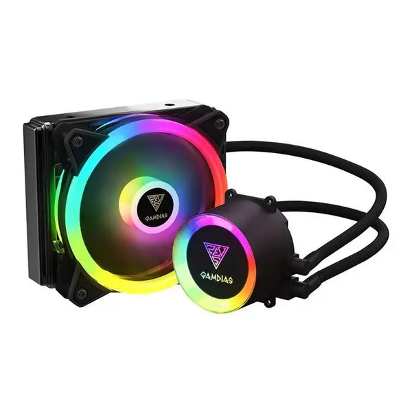 فن خنک کننده سی پی یو گیم دیاس مدل CHIONE E2-120R GamDias CHIONE E2-120R RGB CPU Liquid Cooler - 3
