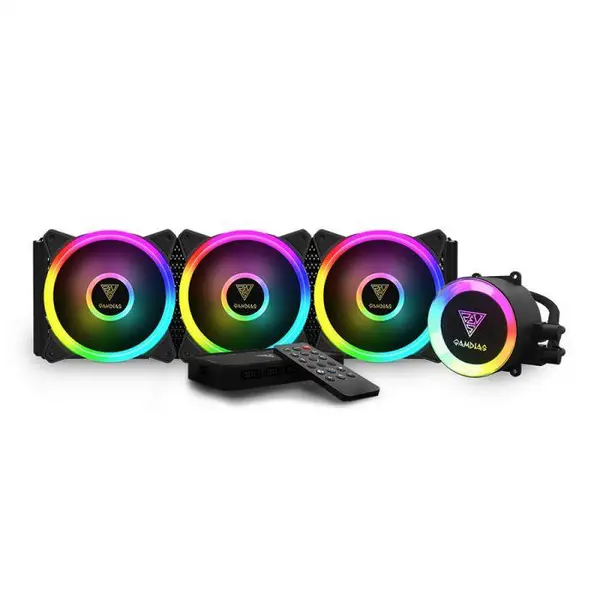 فن خنک کننده سی پی یو گیمدیاس مدل CHIONE P2-360R GamDias CHIONE P2-360R RGB CPU Liquid Cooler