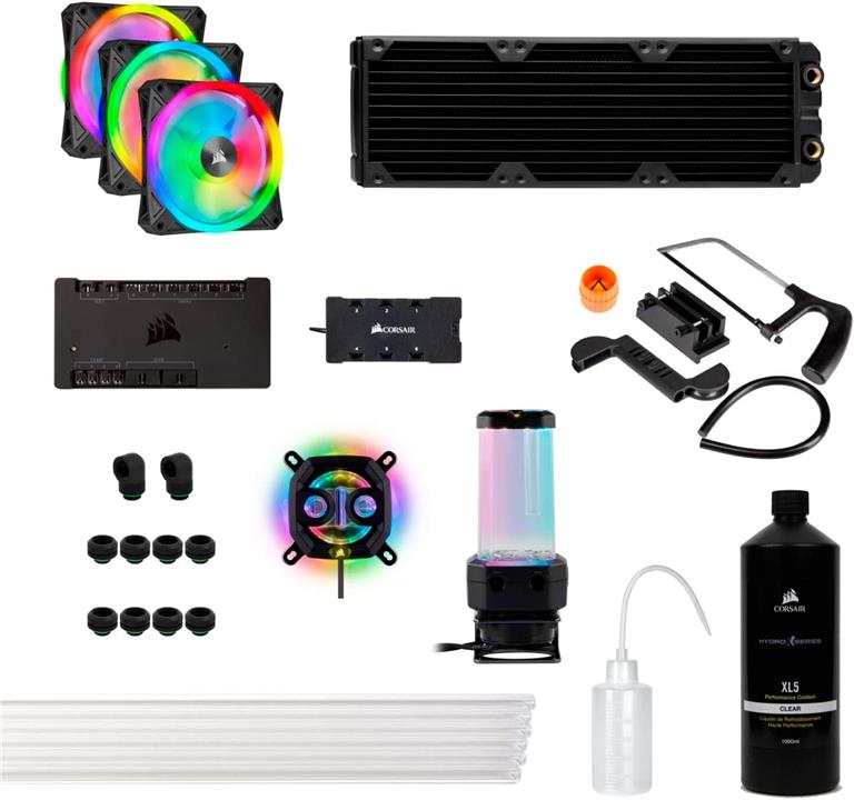 کیت خنک کننده Corsair Hydro X Series Xh305I – Icue Ql120 RGB –