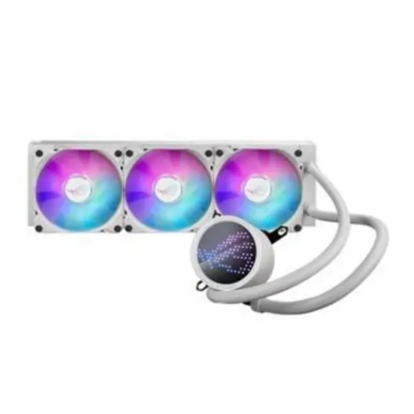 فن خنک کننده CPU راگ مدل Asus ROG RYUO III 360 White ASUS ROG RYUO III 360 ARGB WHITE EDITION CPU Liquid Cooler