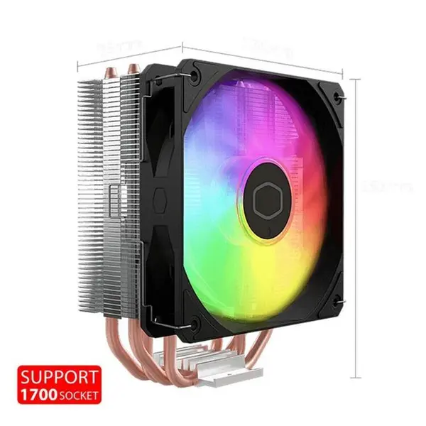خنک کننده پردازنده کولر مستر مدل D400i RGB LGA1700 CPU Cooler: Cooler Master D400i RGB